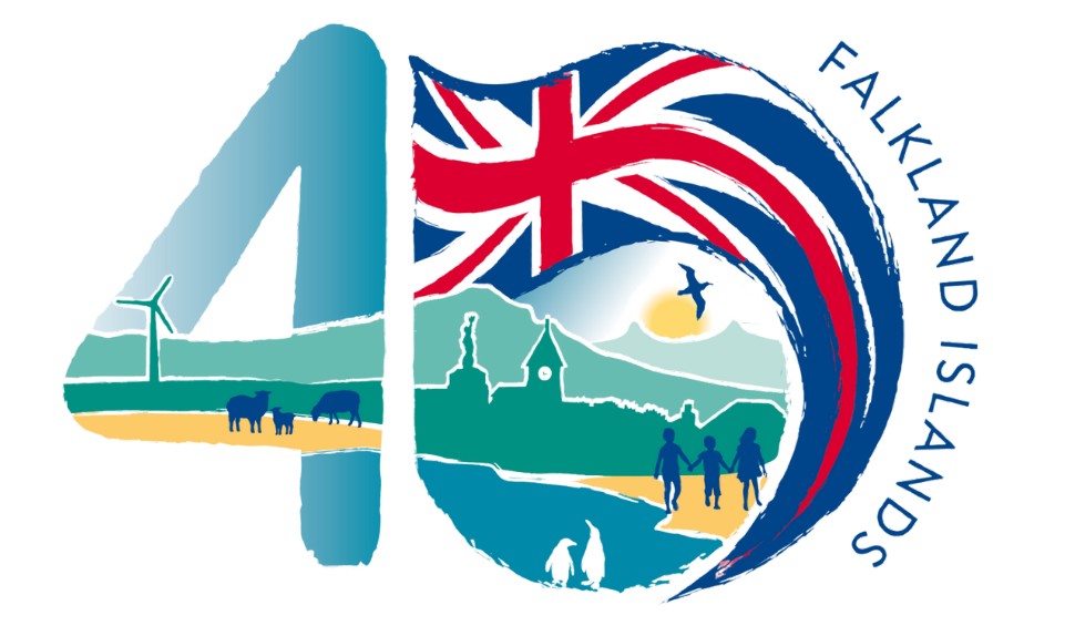 Falklands 40 logo